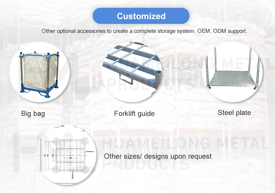 Heavy Duty Warehouse Industrial Stackable Metal Steel Stillages for Sale